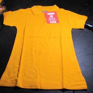 Basic Essentials Basic Girls Polo School Uniform Size M (10/12)